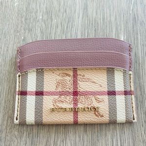 Pre-loved Burberry Card Holder